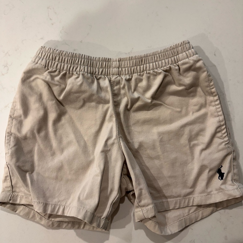 Polo by Ralph Lauren Toddler Boy Beige Athletic Shorts